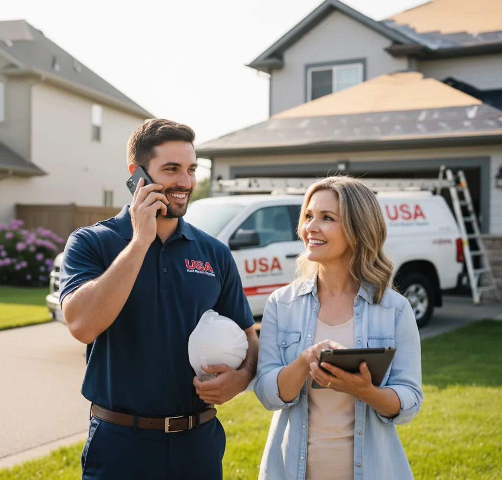 USA Roof Repair Experts customer support in Alpine
